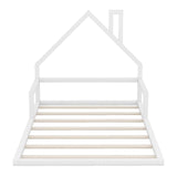 Elegant Floor Bed With House Shaped Headboard - Platform Beds available at Alpine Outlets in Denver