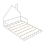 Elegant Floor Bed With House Shaped Headboard - Platform Beds available at Alpine Outlets in Denver