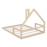 Elegant Floor Bed With House Shaped Headboard - Platform Beds available at Alpine Outlets in Denver