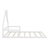 Elegant Floor Bed With House Shaped Headboard - Platform Beds available at Alpine Outlets in Denver