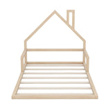Elegant Floor Bed With House Shaped Headboard - Platform Beds available at Alpine Outlets in Denver
