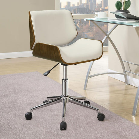 Elvane Swivel Office Chair with Adjustable Height - Office Furniture - Alpine Outlets