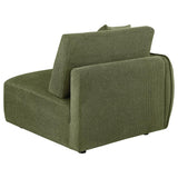 Elysia Chenille Upholstered Modular LAF Chair Green - 🟢 Arm Chairs available at Alpine Outlets in Denver