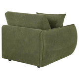 Elysia Chenille Upholstered Modular LAF Chair Green - 🟢 Arm Chairs available at Alpine Outlets in Denver
