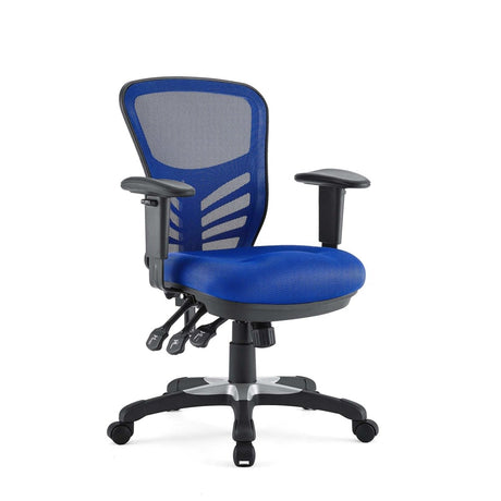 Ergonomic Mesh Office Chair – Blue Adjustable - Workspace - Alpine Outlets