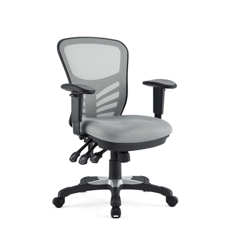 Ergonomic Mesh Office Chair – Gray Adjustable - Workspace - Alpine Outlets