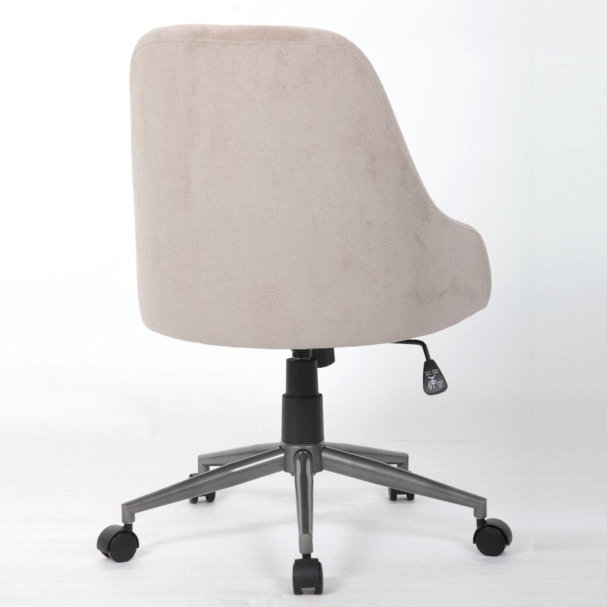 Ergonomic Office Enveloping Bucket Back Swivel Computer Chair - Beige - Swivel Chairs available at Alpine Outlets in Denver