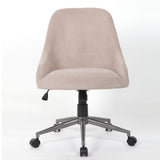 Ergonomic Office Enveloping Bucket Back Swivel Computer Chair - Beige - Swivel Chairs available at Alpine Outlets in Denver