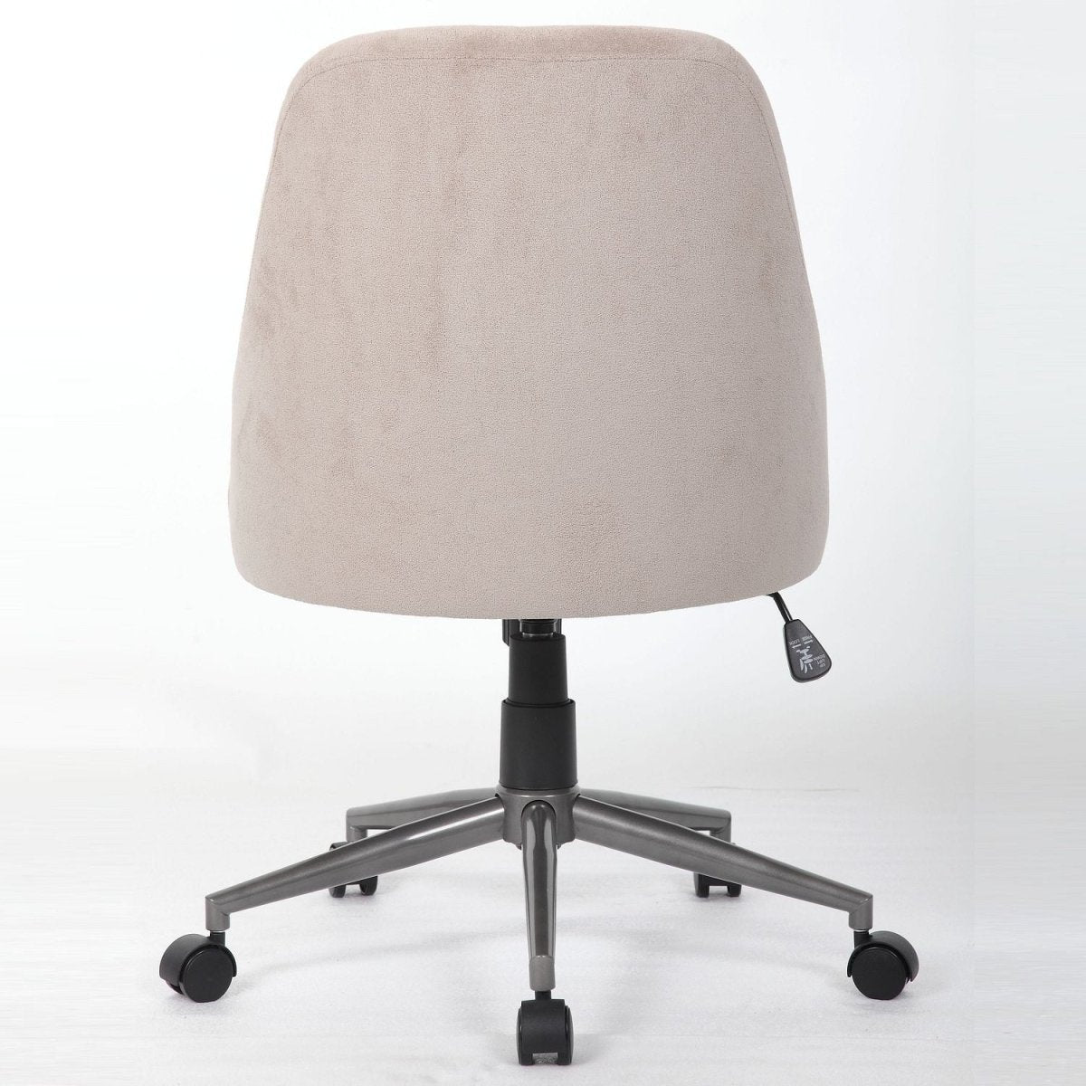 Ergonomic Office Enveloping Bucket Back Swivel Computer Chair - Beige - Swivel Chairs available at Alpine Outlets in Denver
