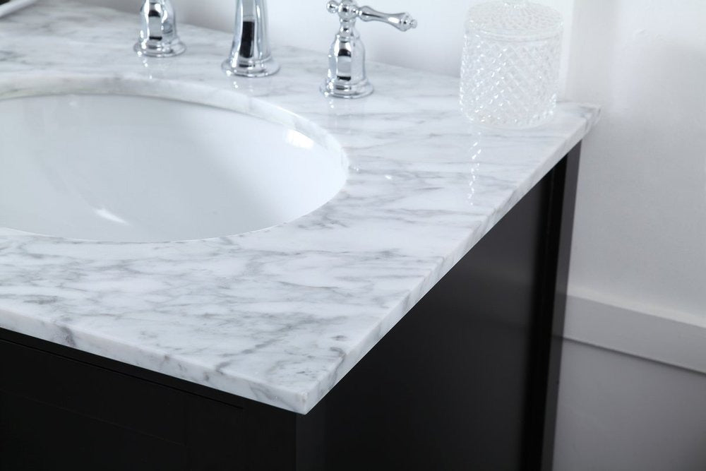 Erina 60 inch Double Bathroom Vanity in Black - 🟢 Bathroom Vanities available at Alpine Outlets in Denver
