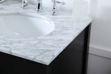 Erina 60 inch Double Bathroom Vanity in Black - 🟢 Bathroom Vanities available at Alpine Outlets in Denver