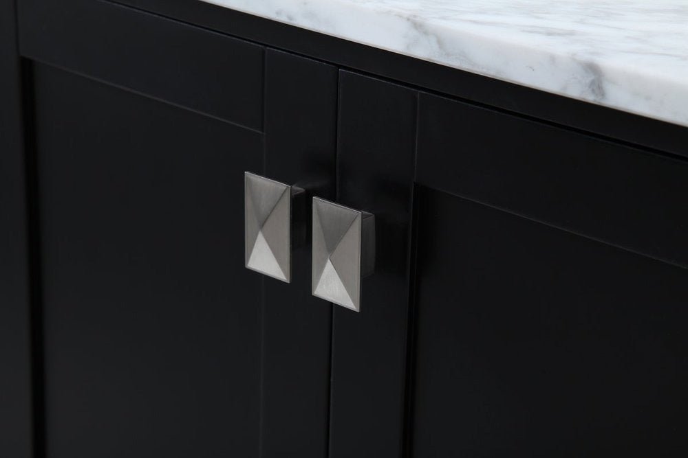 Erina 60 inch Double Bathroom Vanity in Black - 🟢 Bathroom Vanities available at Alpine Outlets in Denver