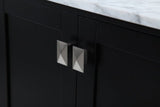 Erina 60 inch Double Bathroom Vanity in Black - 🟢 Bathroom Vanities available at Alpine Outlets in Denver