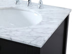 Erina 60 inch Double Bathroom Vanity in Black - 🟢 Bathroom Vanities available at Alpine Outlets in Denver