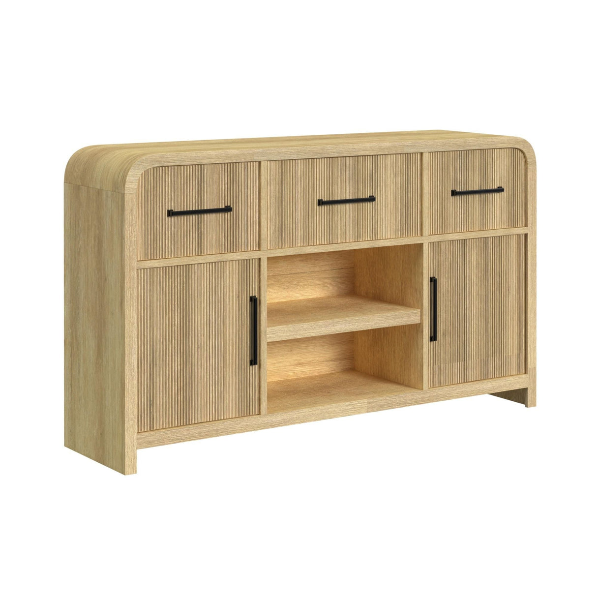Ridgemont Natural Wood Dining Server