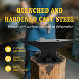 Multi Angle Anvil With Round And Square Holes