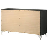 Malcolm - 6 Drawer Dresser Cabinet - Black