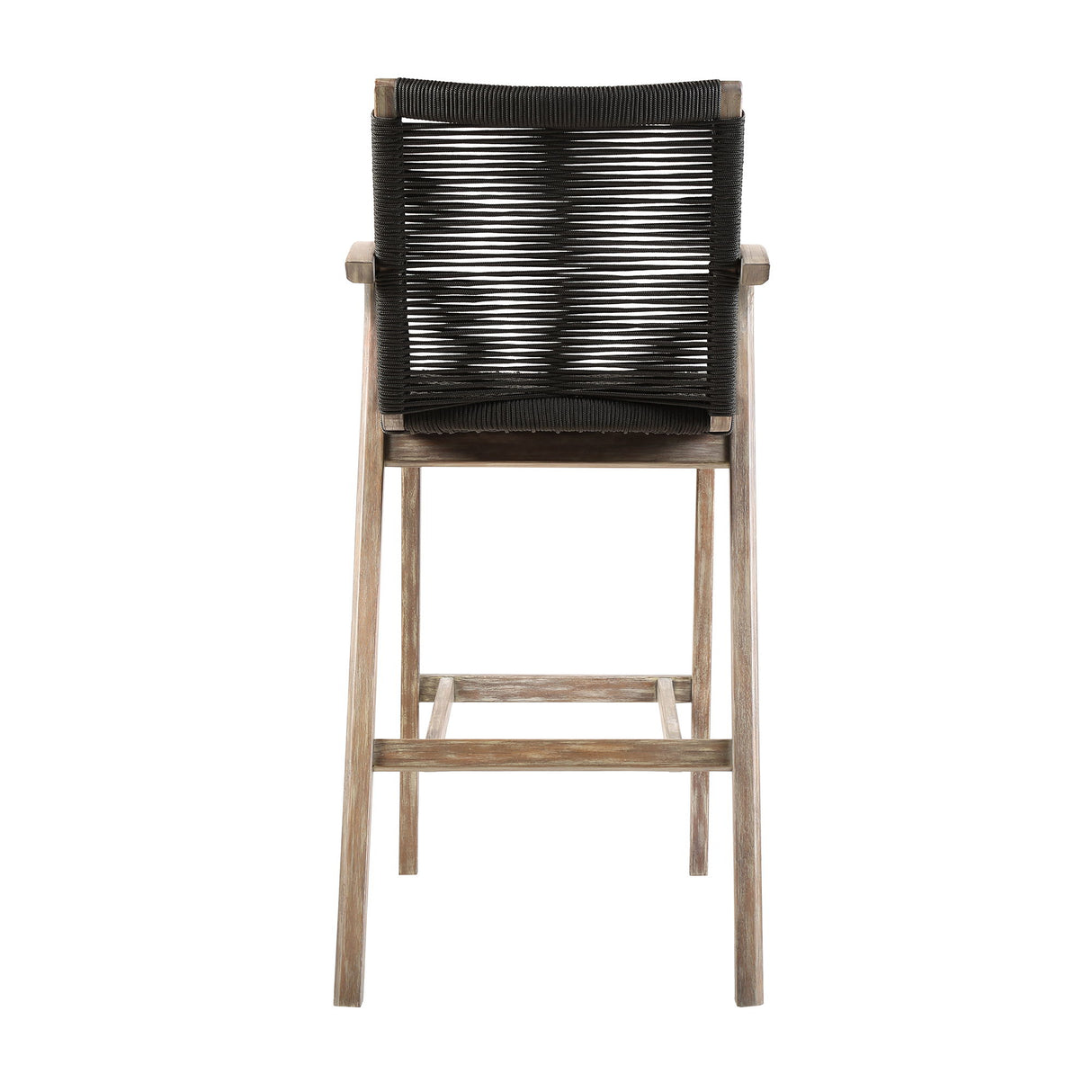 Nabila - Outdoor Rope And Wood Stool