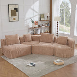 Modular Sectional Sofa With Free Combination Design