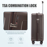 Spinner Luggage Set 20" / 24"/ 28", Lightweight Hard Shell With 360° Silent Wheels