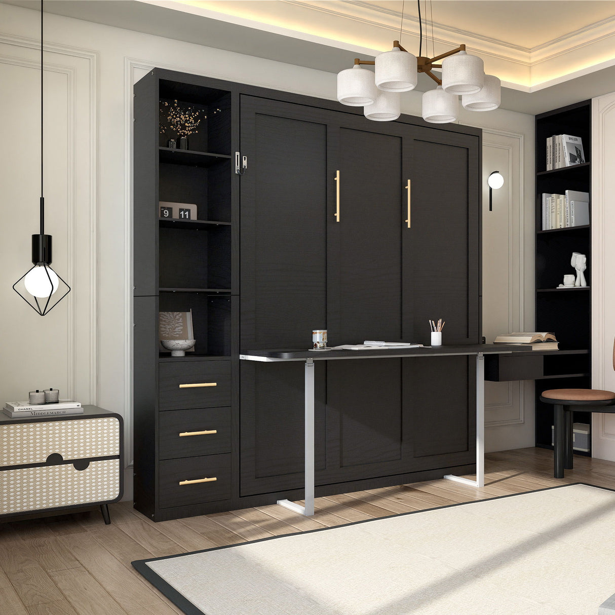 Multifunctional Vertical Murphy Wall Bed