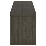 2 Drawer TV Console With Floating Top - Gray