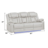 Challenger - LED Power Recliner Set