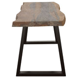 Wobegon - Rectangular Dining Bench - Gray