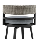 Encinitas - Outdoor Patio Counter Height Swivel Bar Stool Set