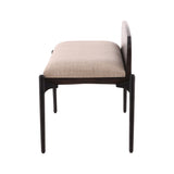 Estelle - Bench - Dark Brown / Beige