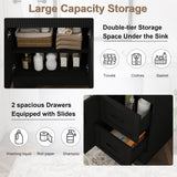 Modern Bathroom Vanity With 2 Drawers