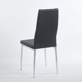 Chrome Leg Dining Chair (Set of 4)