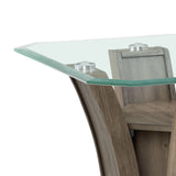 Dapper - Square End Table - Gray