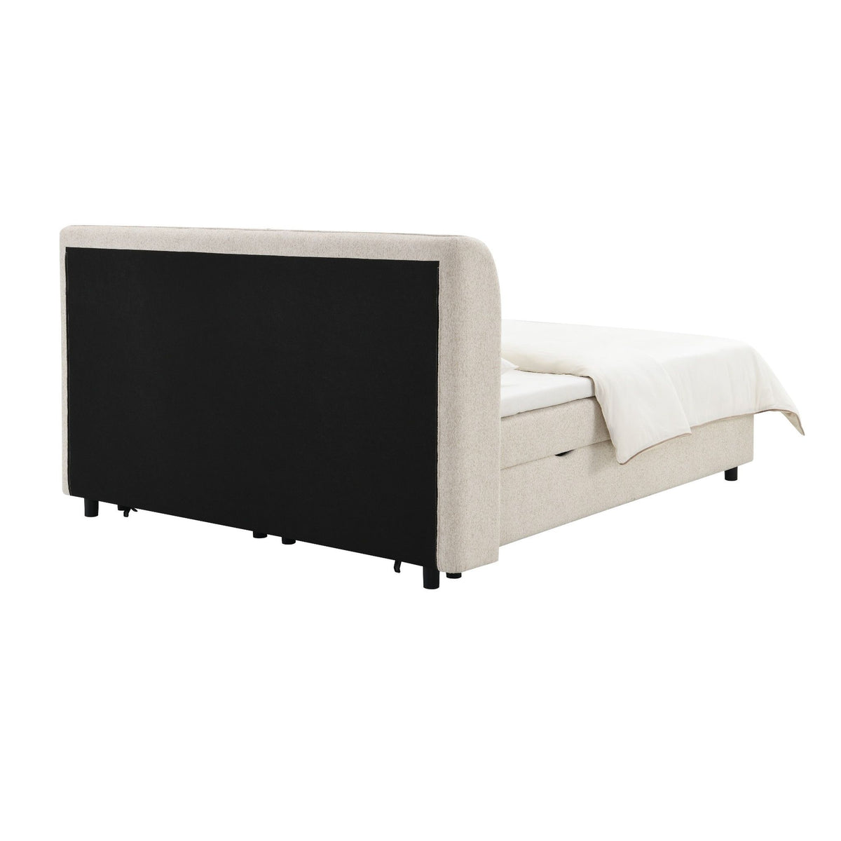 Adonia - Eastern King Storage Bed With Mattress Included - Beige