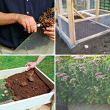 Galvanized Hardware Cloth, Wire Fence Roll For Gardening And Animal Protection - Silver