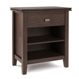 Artisan - Bedside Table - Warm Walnut Brown - Side Tables - Alpine Outlets