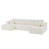 U - Shaped Modular Sectional Sofa For Living Room