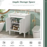Bathroom Vanity Cabinet With Sink, Soft Close Doors, Storage Cabinet