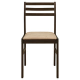 3 Piece Dining Set With Drop Leaf Table And Upholstered Chairs