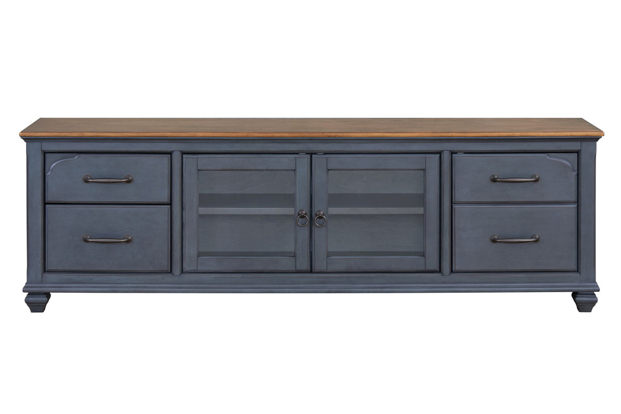 TV Stand For TVs Up To 90" - Blue