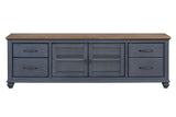 TV Stand For TVs Up To 90" - Blue