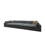 Custom Configuration Modular Sectional & Toss Pillows