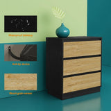 3 Drawer Nightstand, Bedroom Side Table