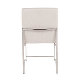 Fuji - Contemporary High Back Dining Chair, Modern Elegance (Set of 2)