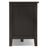 Warm Shaker - TV Media Stand - Hickory Brown
