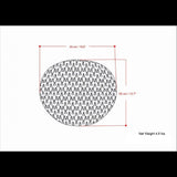 Nisi - Round Knitted Outdoor / Indoor Pouf - Light Gray