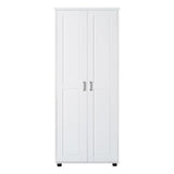 Storage Cabinet With Adjustable Shelves, 2 Doors, Rectangle Design For Bathroom