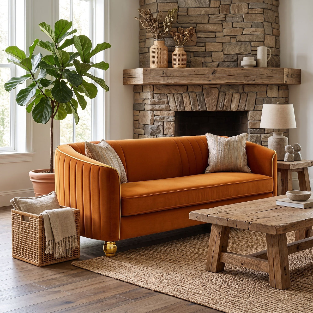 3 Seater Classic Sofa, Living Room Furniture