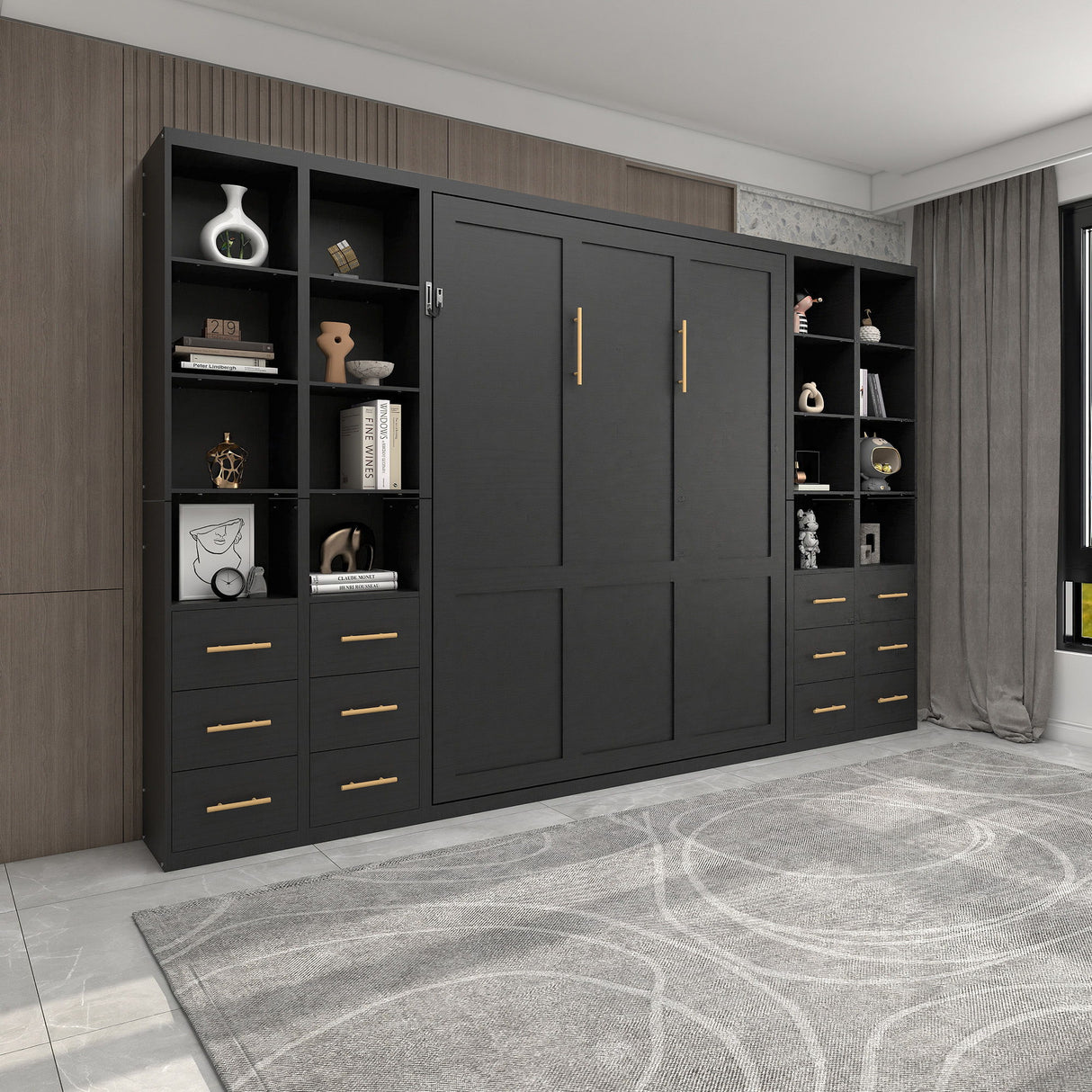Multifunctional Vertical Murphy Wall Bed