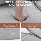 Patio All-Weather Loveseat With Thick Cushions